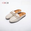 CHCH平衡鞋夏季羊皮金属扣休闲一脚蹬半包女士拖鞋CN1B3071 商品缩略图0