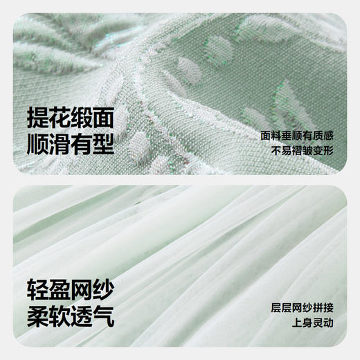 【新年季】迷你巴拉女童亲肤柔软新中式甜美网纱连衣裙拜年服 商品图3