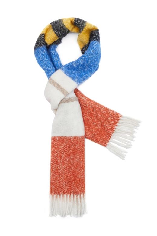 OCTAVIA 多色拼接流苏围巾 5306 商品图1