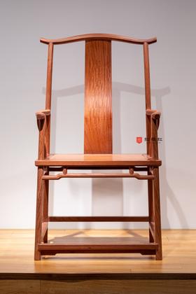 红桥红  家具严选  缅甸花梨（大果紫檀）【经典 四出头八角 官帽椅】