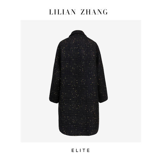 E-定制—收藏级—“时尚轮回”——轻奢风—Aline中长款高级大衣 2406010 商品图3