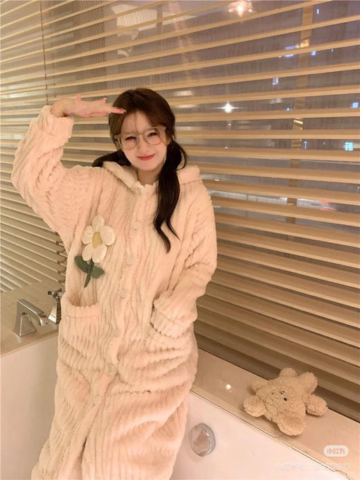 珊瑚绒家居套装（锁 商品图4