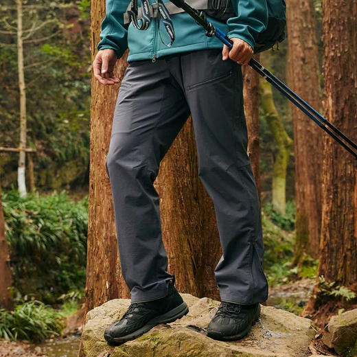 徒步强国丨隐者山之道 户外休闲通勤赤岩徒步登山男软壳裤 商品图4