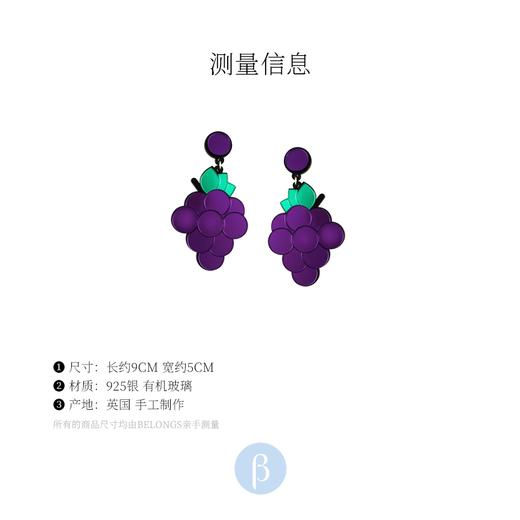 北京仓｜Jennifer Loiselle-Grapevine-葡萄藤 耳环［英国设计师］ 商品图3