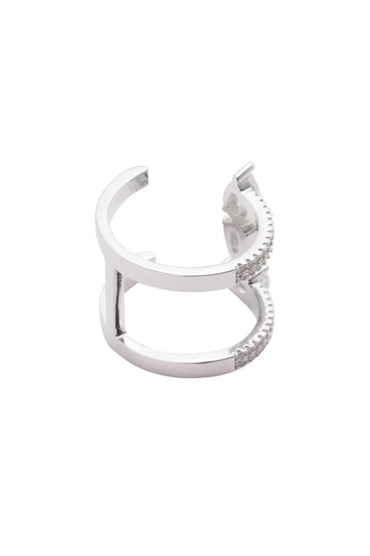 SUMMER & SAGE 工字型锆石戒指 4966 商品图2