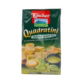 莱家Loacker 抹茶味粒粒装威化饼干 110g/袋