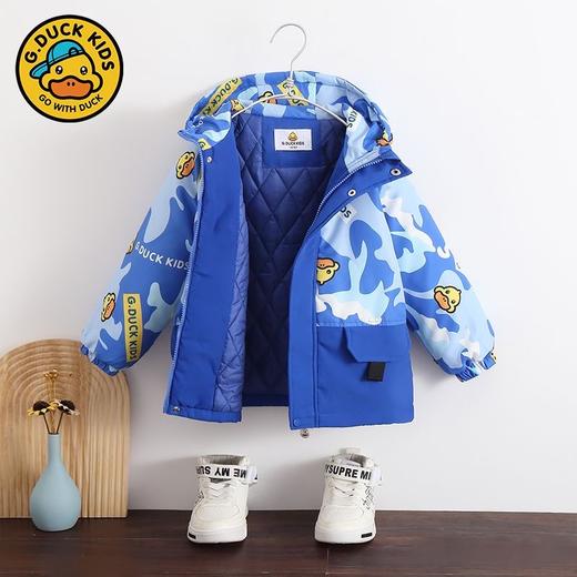 【一衣三穿，个性释放】小黄鸭儿童冲锋衣 羽绒内胆三件套 秋冬新款小黄鸭儿童冲锋衣外套三合一男童 女童童装-QQ 商品图12