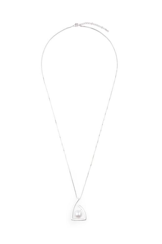 Pop Pinky 开口三角珍珠项链 5780 商品图1