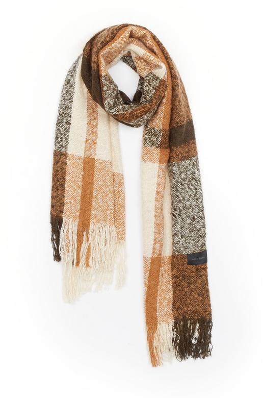 OCTAVIA 拼色条纹流苏围巾 5013 商品图1