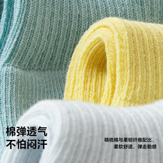 【3双装】迷你巴拉男童女童春款棉弹透气袜子宝宝可爱造型袜 商品图3