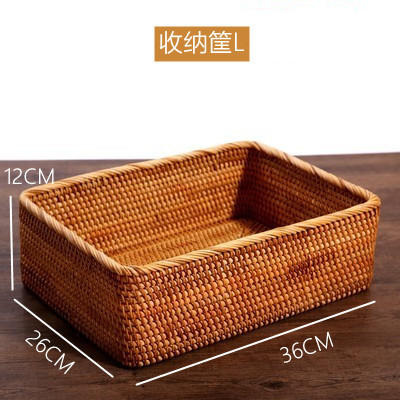 【4种规格可选】娜家天然手工藤编收纳筐 商品图5