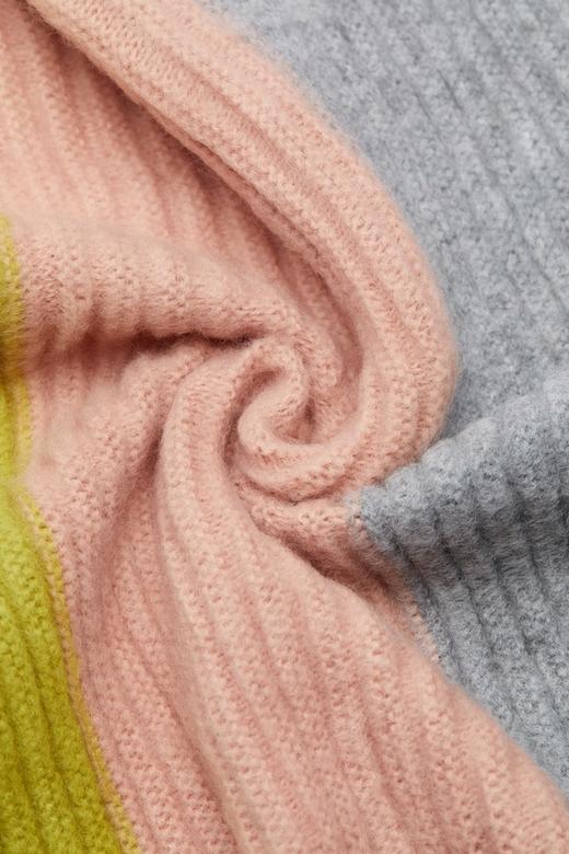 SUMMER & SAGE 条纹拼色针织围巾 4949 商品图3