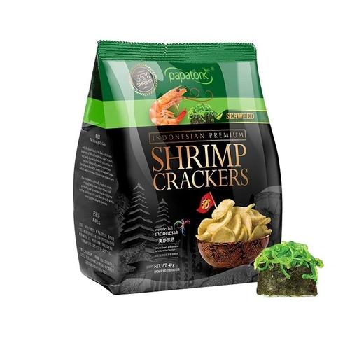 啪啪通 海苔味虾片 40g/包 商品图0