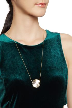 OUDAL奥黛儿 极简风几何金色项链 5315