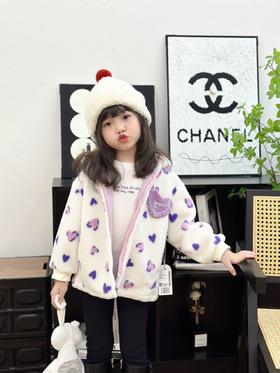 秋冬女宝穿羊羔绒好看绝了❗️整个暖huhu的~