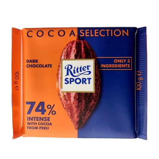 瑞特滋 德国秘鲁系列74%浓醇黑巧克力 100g/块 商品图1