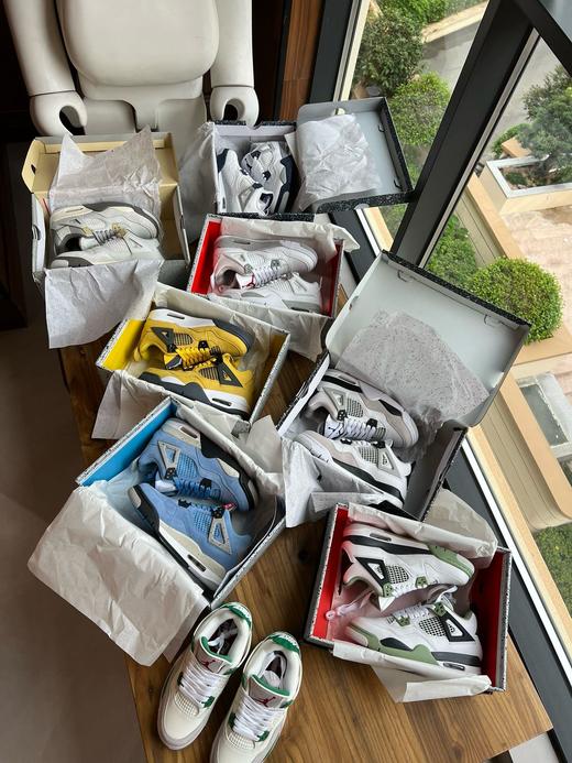 工厂特价！心心念念的aj4！人气王当之无愧！男女情侣款休闲运动鞋高帮篮球鞋 商品图1