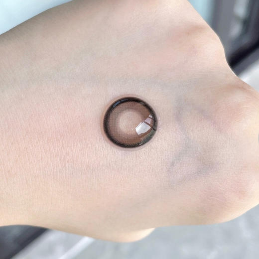 半年抛 Gugucon 笨拙可爱  14.5 着色13.8 粗边狗狗眼黑 大黑 商品图1