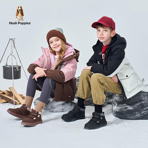 暇步士儿童冬季新款加绒棉鞋HP4904028 商品图0