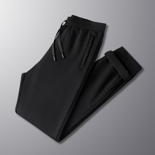 【加绒】【新款DSF】大依优型大码松紧腰收口休闲加绒运动裤卫裤休闲裤加肥加大运动长裤胖子裤子 商品图3