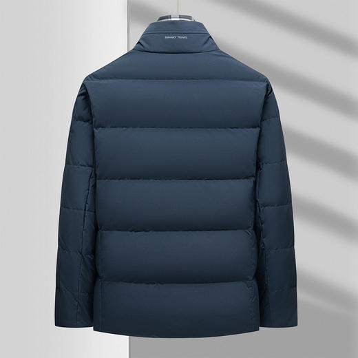 【可拆卸衬衫领】罗蒙秋冬男装时尚假两件男士羽绒服休闲百搭羽绒服男舒适保暖男士外套 商品图3