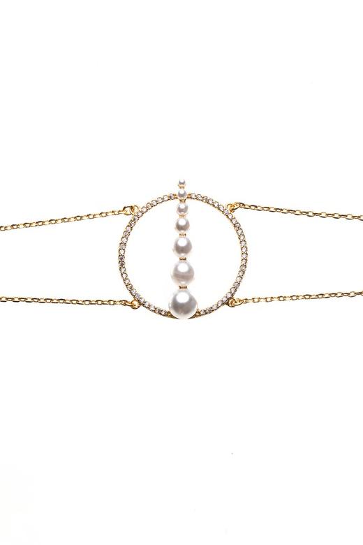 OUDAL奥黛儿 几何珍珠锆石项链 4497 商品图3