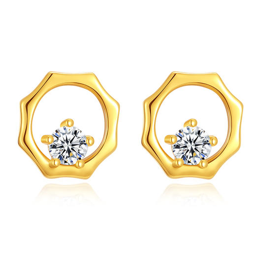 Winy925纯银日月同辉耳钉送女友闺蜜节日生日礼物 商品图7