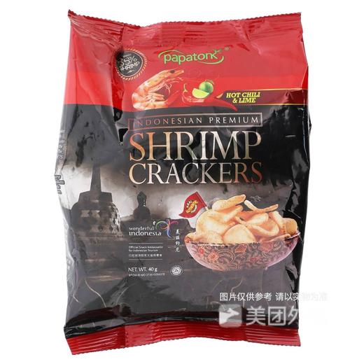 啪啪通 冬阴功味虾片 40g/袋 商品图1