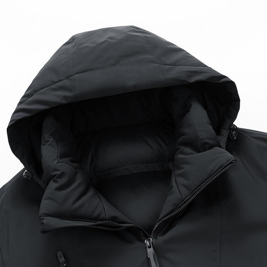 【可拆卸帽】【新款DTH】大依优型大码男装连帽羽绒服保暖外套鸭绒冬季上衣男士加肥加大 商品图3