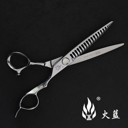 【火蓝系列】油头调色鱼骨美发剪前端去量10%去量50%  GF.6522 商品图2