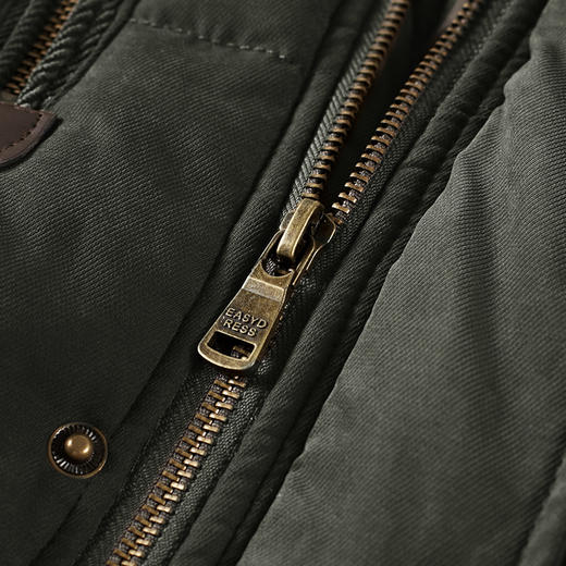 【新款DNY】大依优型大码连帽加绒加厚棉服工装保暖棉衣加厚加肥加大上衣男士外套胖子潮款 商品图6