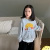 【韩版卡通设计可爱又时尚，柔软棉质面料，穿着舒适保暖】儿童洋气卡通长袖卫衣 春秋装新款 男女童棉韩版套头 外套上衣潮款-QQ 商品缩略图3