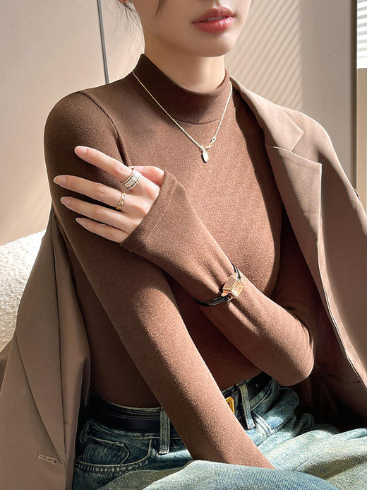 【舒适加厚，内外兼修】秋冬爆款：双面磨毛德绒衫，暖心加绒加厚、柔软舒适，内外搭配必备，多色可选！ 商品图1