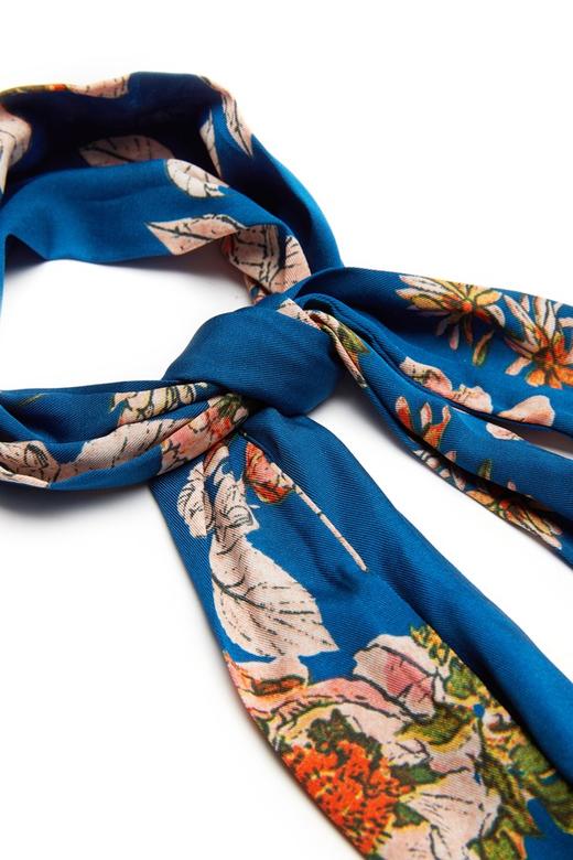 DOTACOKO 植物印花蓝色发带 5912 商品图3