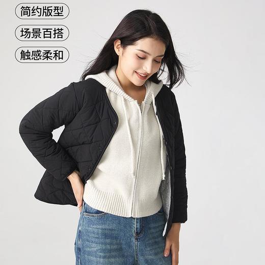 现货直发【DR明星同款情侣外套】羊毛绗缝 长袖一衣多穿时尚叠穿内搭保暖匠心细节圆领包边 双侧口袋 商品图3