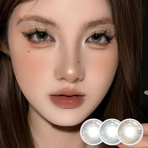 KAYLENS / 美瞳月抛  / 淡淡春山/花枝见怜/雨点轨迹 / 2片入 / 14.2mm /  明显扩瞳 商品图1