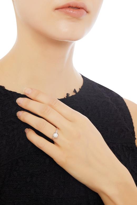 HAYES 花朵造型珍珠戒指 4946 商品图0