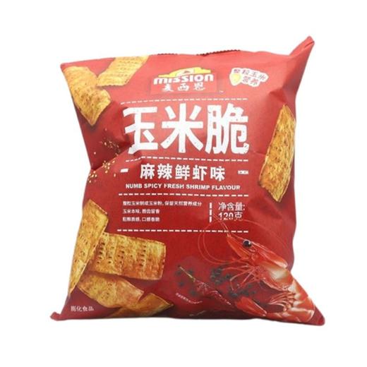 麦西恩 麻辣鲜虾味玉米脆 120g/袋 商品图1