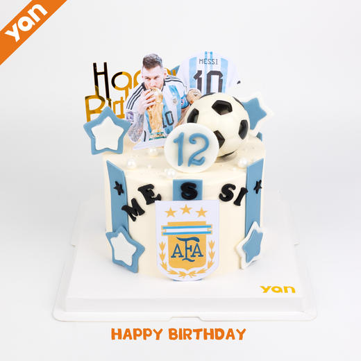 梅西主题生日蛋糕 商品图0