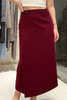 Puree｜#0717 双面羊毛羊绒手工半身裙 [ 勃艮第红 ] 商品缩略图0