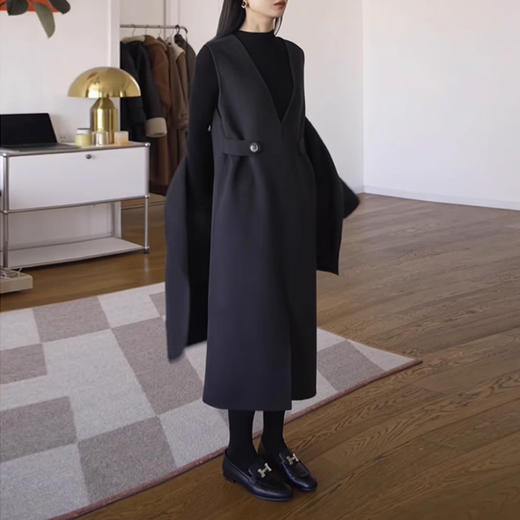 裁缝学苑AS365双面呢毛呢西装大衣外套背心连衣裙纸样女装两件套装样板 商品图2