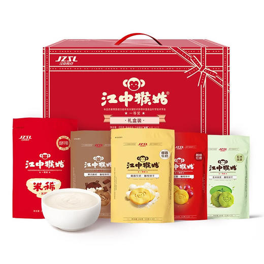 江中猴姑米稀米糊饼干养胃礼盒装816g 商品图1