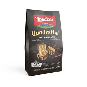莱家Loacker 黑巧克力味粒粒装威化饼干 125g/袋