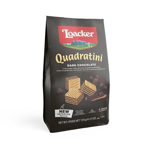 莱家Loacker 黑巧克力味粒粒装威化饼干 125g/袋 商品图0