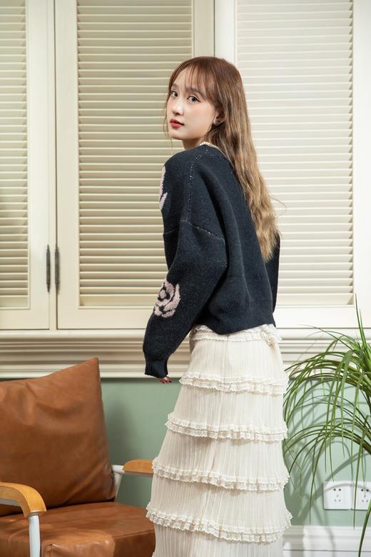 Stay2Weeks 甜酷风花朵造型针织外套 14370 商品图2