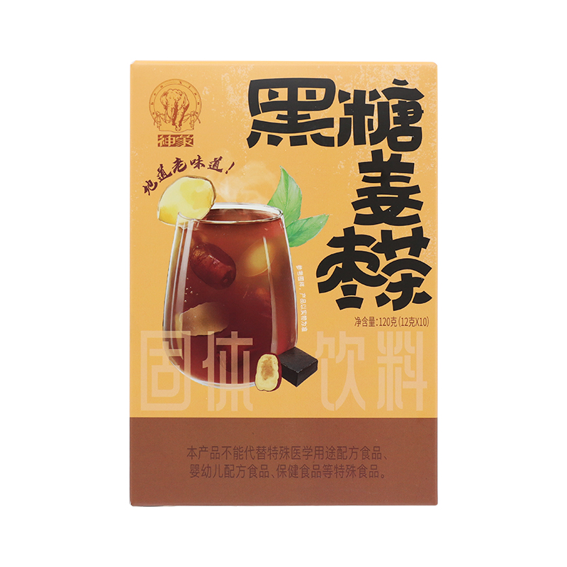 上药神象 黑糖姜枣茶 暖身驱寒（12克*10袋/盒）