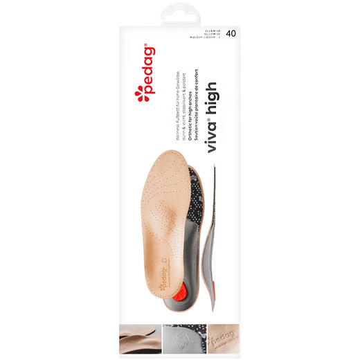 德国pedag牛 皮活性炭底托护理高弓足鞋垫189 商品图4