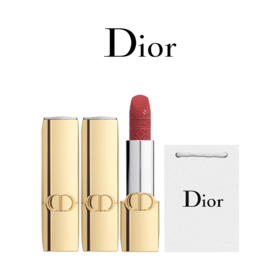 Dior迪奥烈艳蓝金唇膏口红正装3.5g 丝绒哑光【香港直邮】