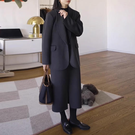 裁缝学苑AS365双面呢毛呢西装大衣外套背心连衣裙纸样女装两件套装样板 商品图3