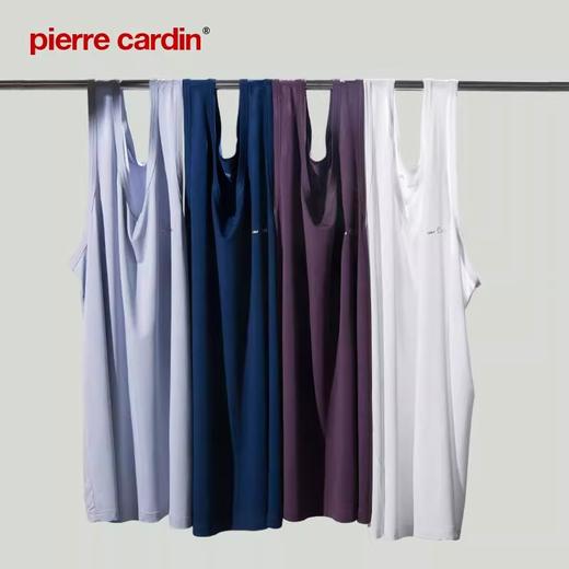 皮尔卡丹男士背心男打底内衣纯色抗菌舒适外穿外出吸汗男薄款透气 商品图4